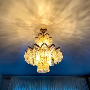 Crystal Gold Chandelier
